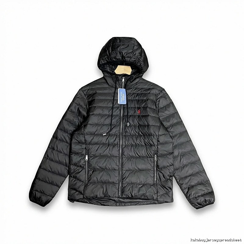 Ralph Lauren Polo Black Simple Down Jacket
