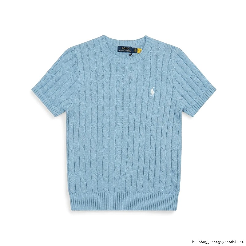 Ralph Lauren Polo Light Blue Trendy Brand Short-sleeve Shirt