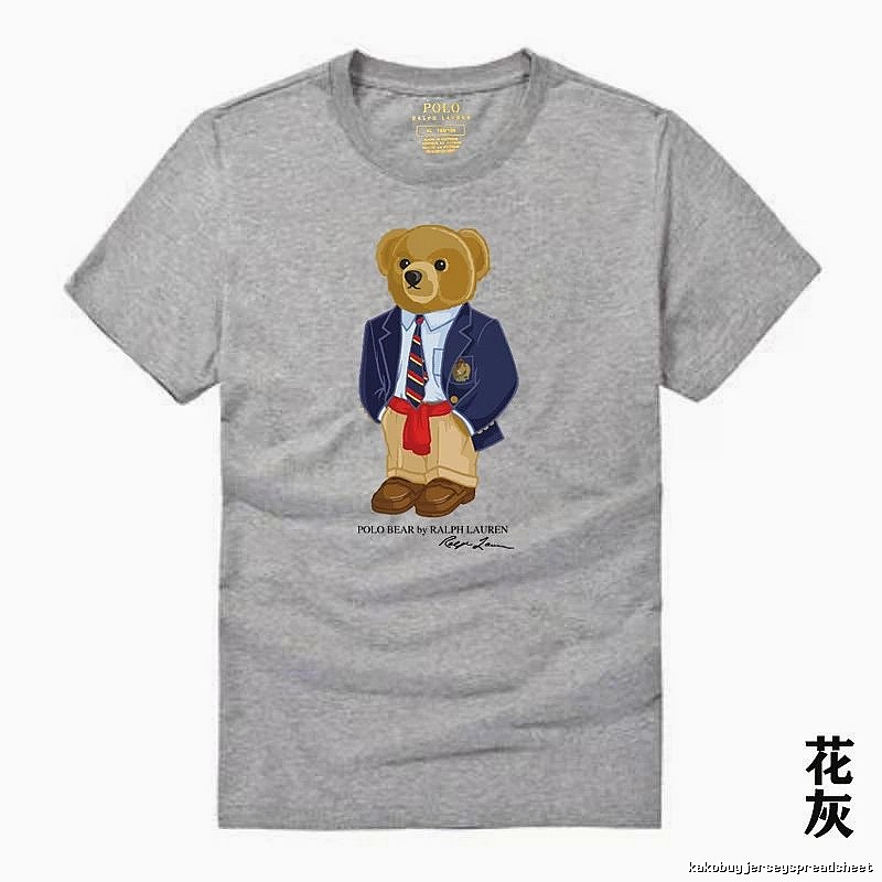 Ralph Lauren Polo Teddy Bear Ash Grey T-shirt