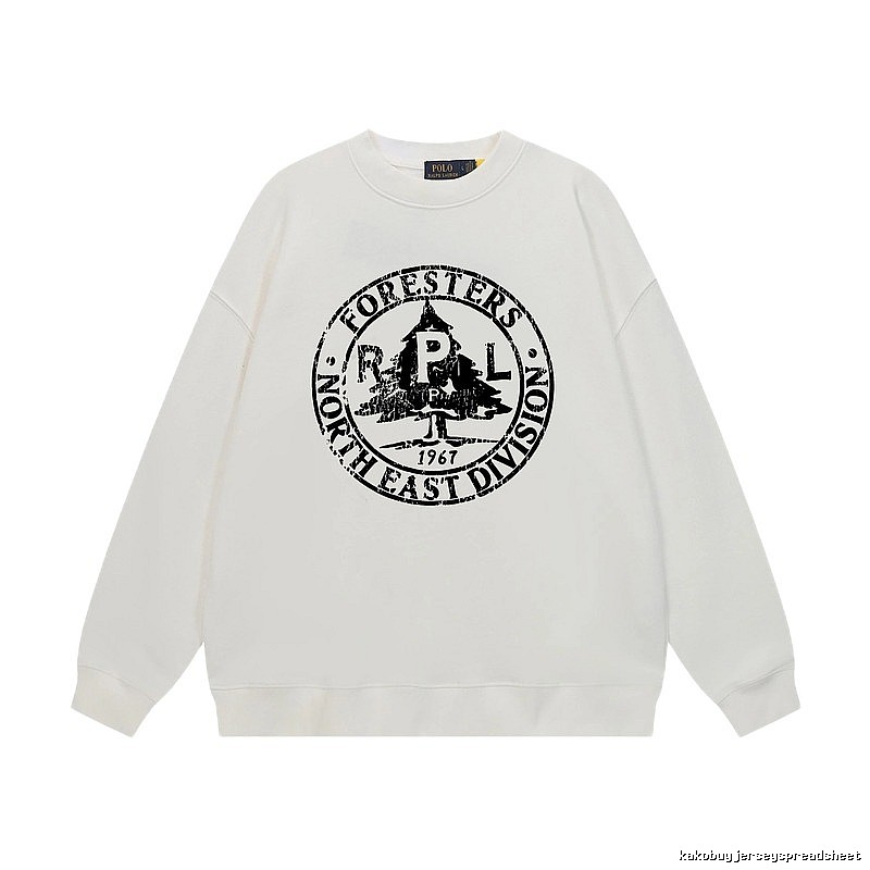 Ralph Lauren retro-style white sweatshirt