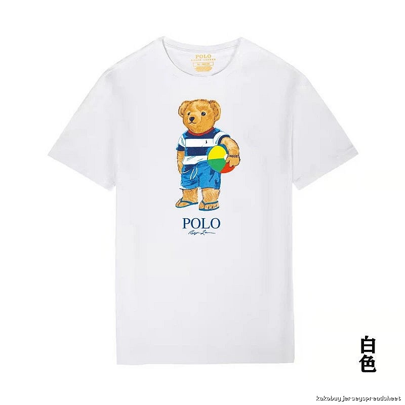 Ralph Lauren white T-shirt with teddy bear print