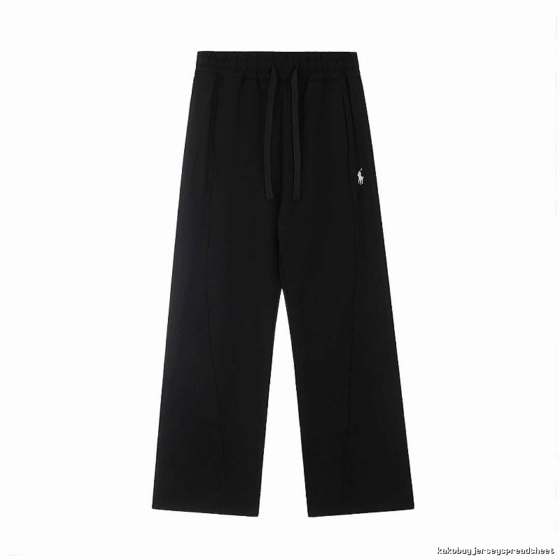 RalphLauren Wide-Leg Casual Pants Travel Edit in Black