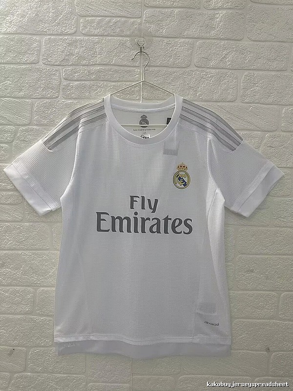 Real Madrid Classic Retro Teka soccer jersey White Retro Football with Travel-Friendly Style