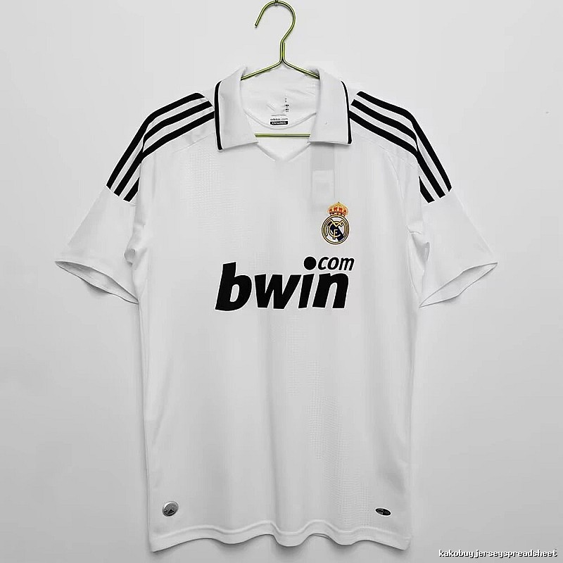 Real Madrid Patterned Retro Teka soccer jersey White Retro Football with Polished Detail