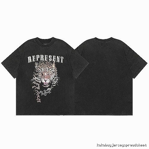 Represent Black Style 821 Owners Club T-Shirt Soft Neutral Logo