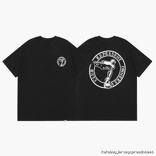 Represent Black Style 822 Owners Club T-Shirt Match Day Logo