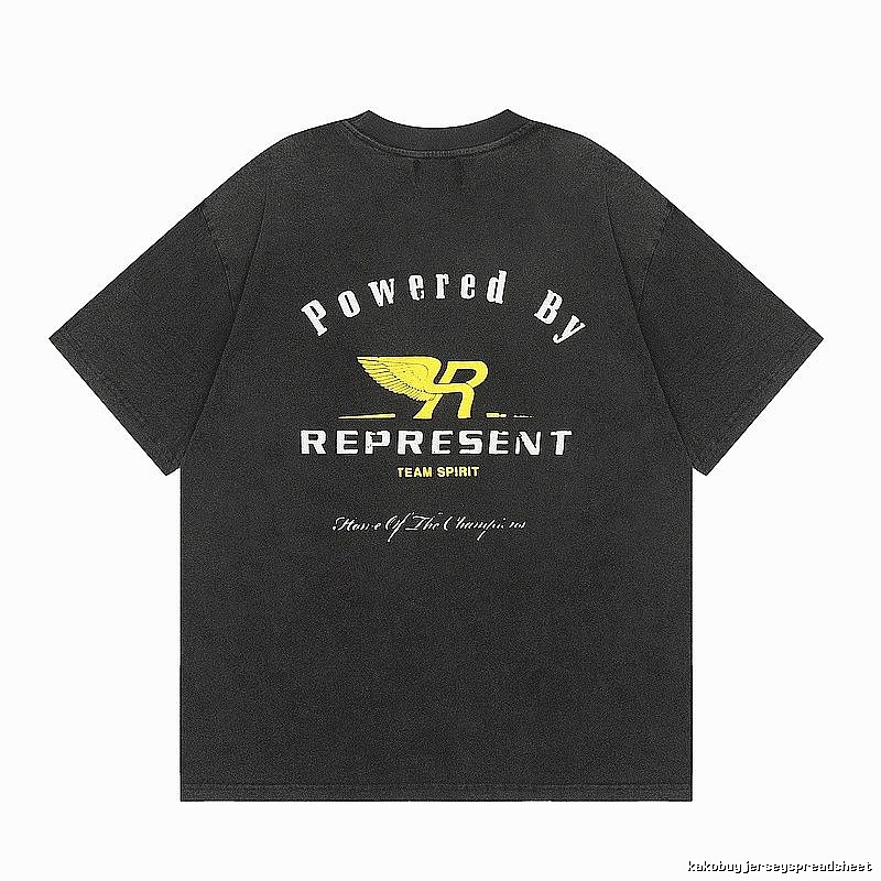 Represent Black Style 825 Owners Club T-Shirt Fan Wear Logo