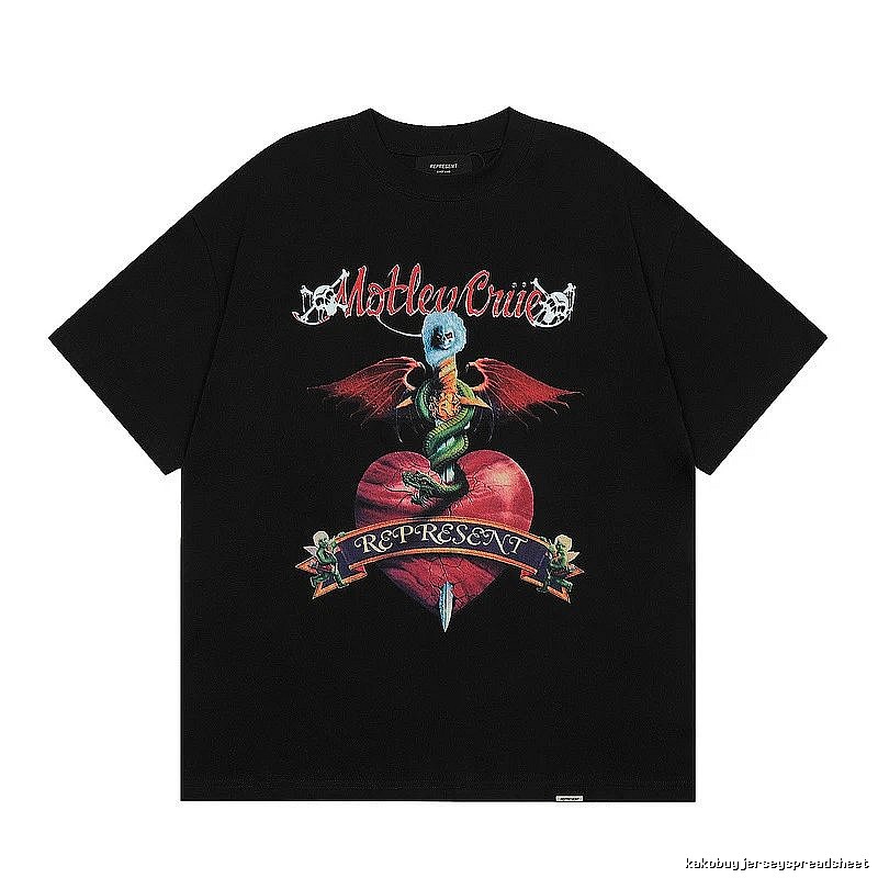 Represent Black Style 866 Owners Club T-Shirt Commuter Look Logo