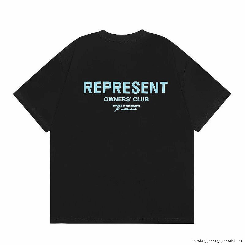 Represent Black Style 868 Owners Club T-Shirt Daily Styling Logo