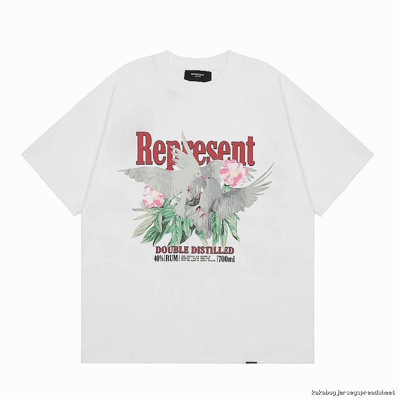 Represent Pigeon Vintage Style White T-shirt