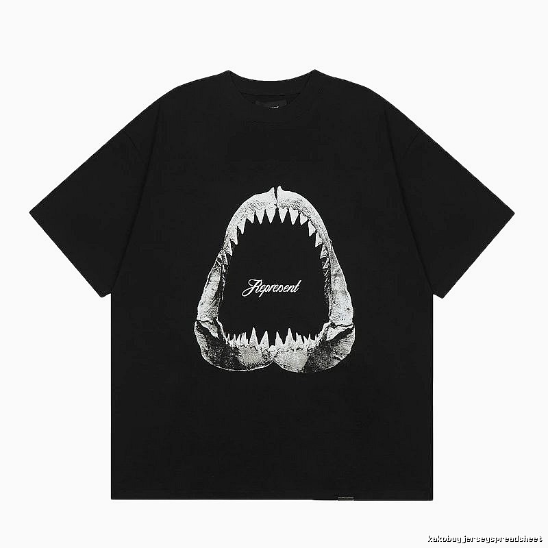 Represent Shark Jaw High Street Black Short Sleeve T-Shirt