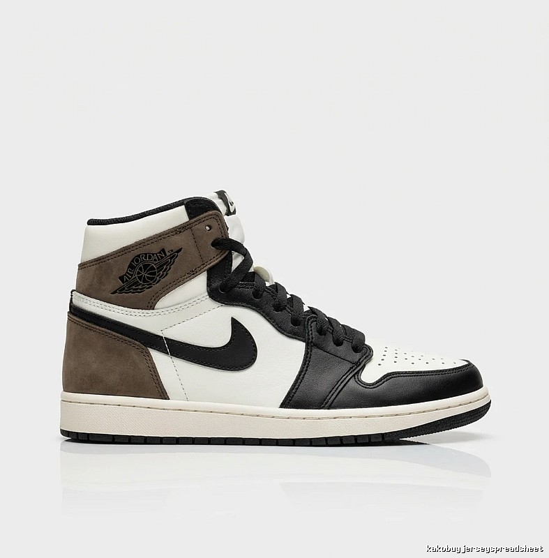 Retro Style Black and Brown Jordan AJ1 Shoes
