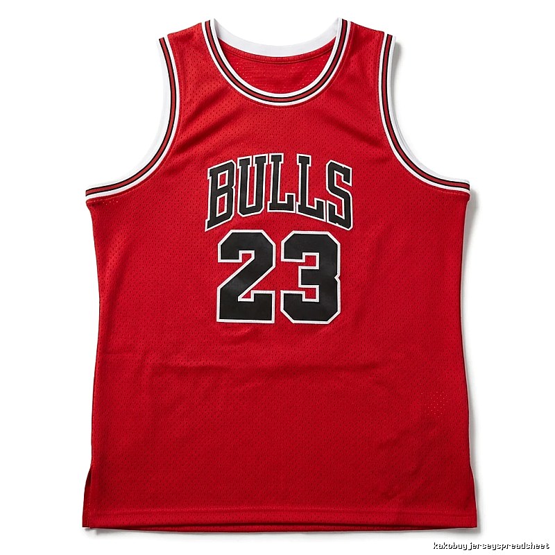 Retro-style red jersey of the Michael Jordan