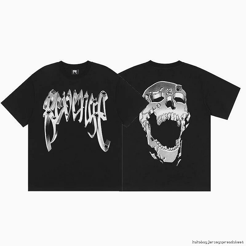 Revenge Black Skull Graphic T-Shirt Travel Pack
