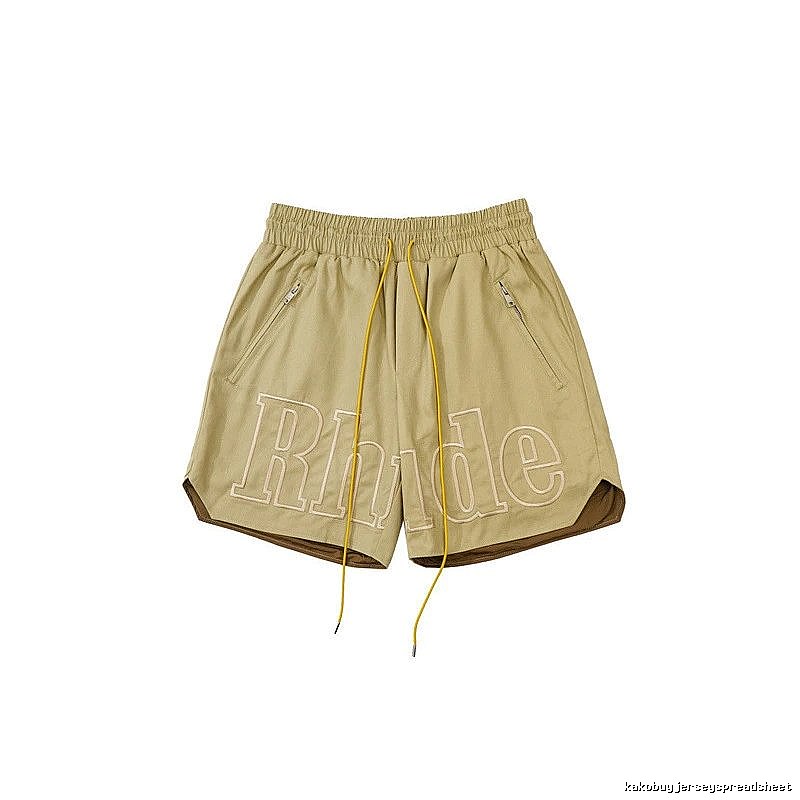 RHUDE casual khaki shorts