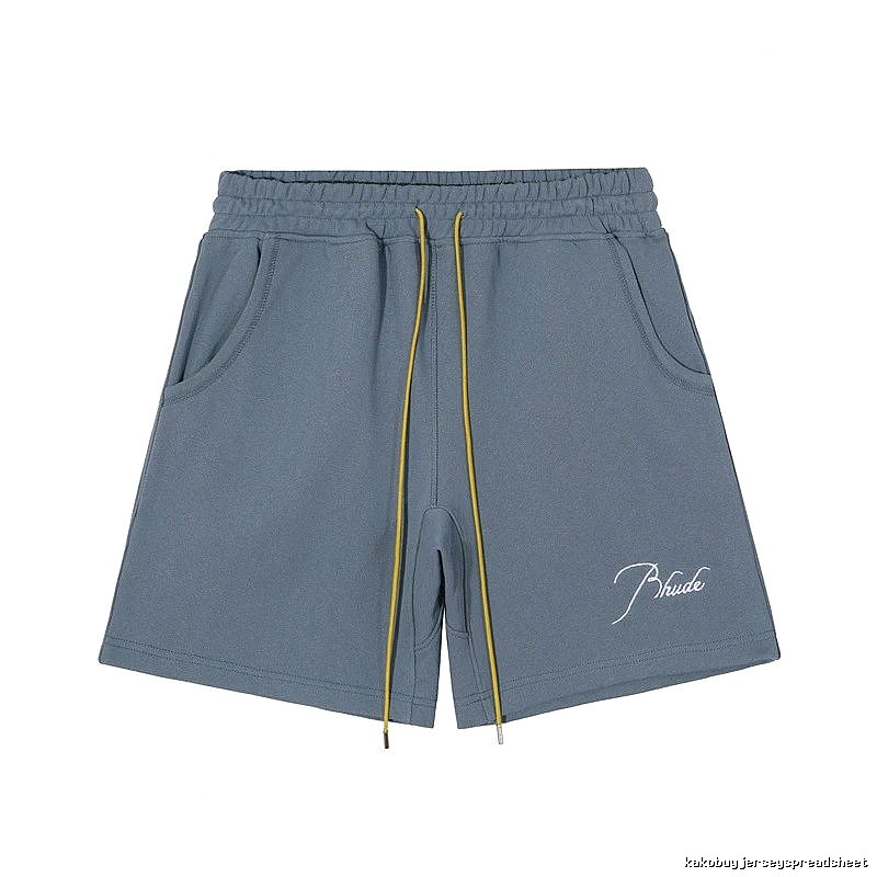 RHUDE casual style gray shorts