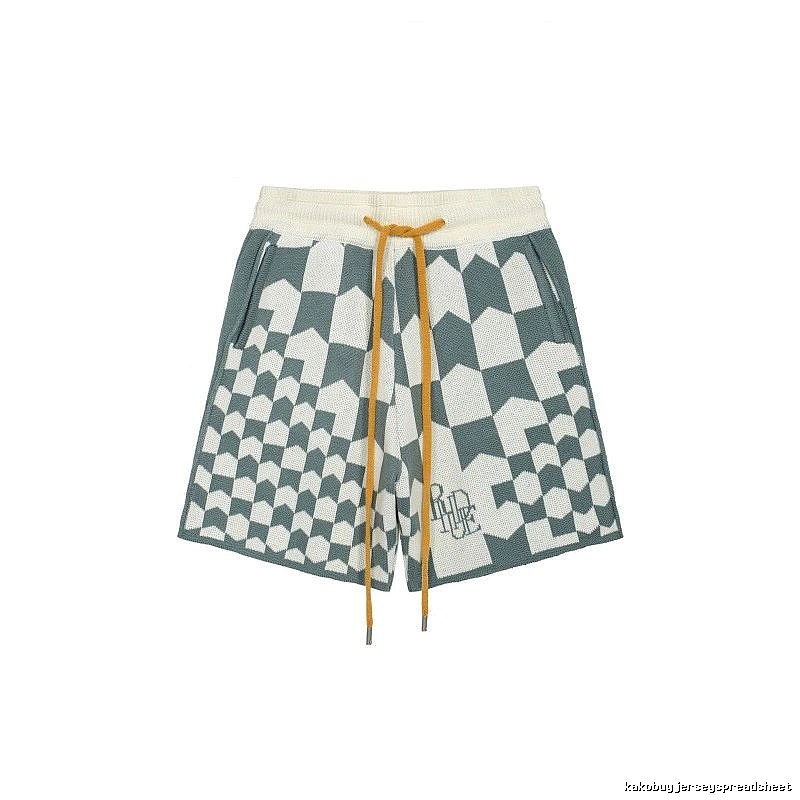 RHUDE Checkered Casual Shorts
