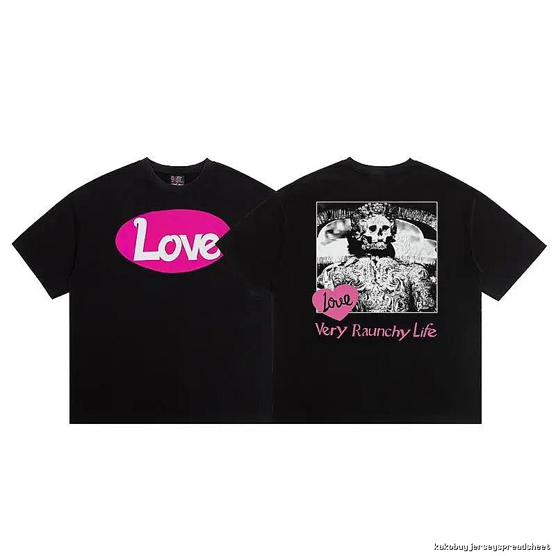 SAINT Love Skull Street Style Black T-Shirt