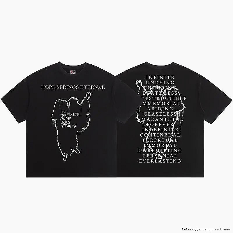 SAINT Skull Print Street Style Black T-Shirt