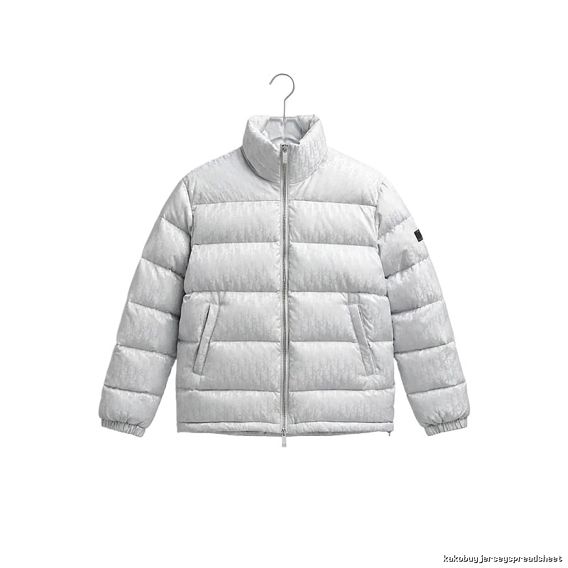 Simple-style white Dior down jacket