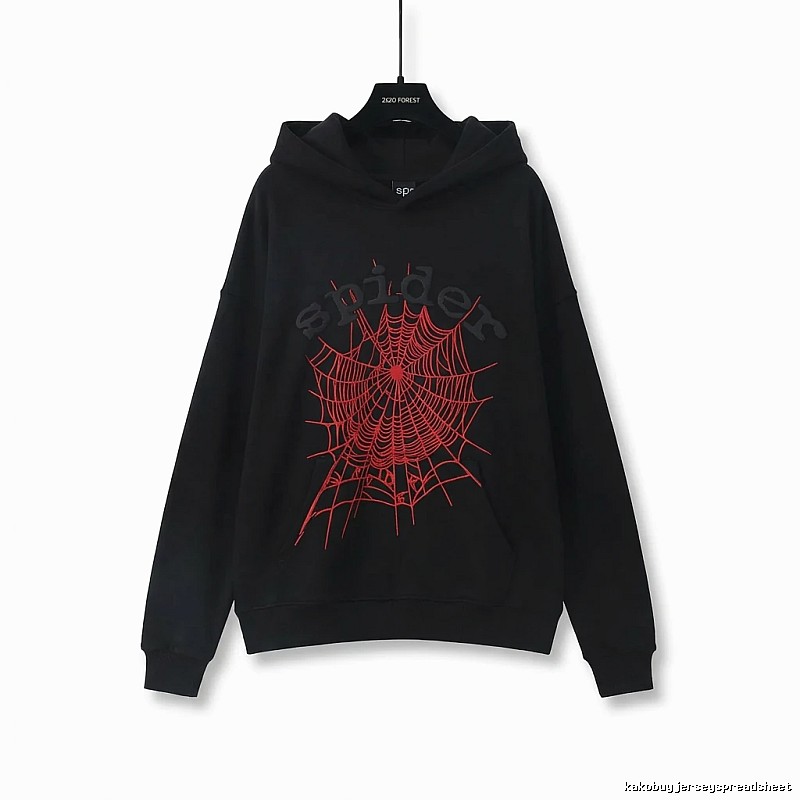 Sp5der cobweb - style black sweatshirt
