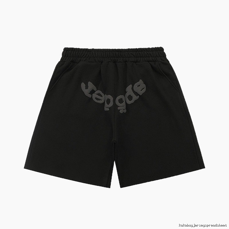 Sp5der letter trendy brand style shorts