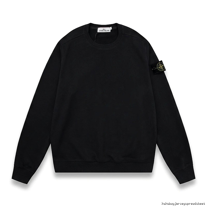 Stone Island basic black sweatshirt