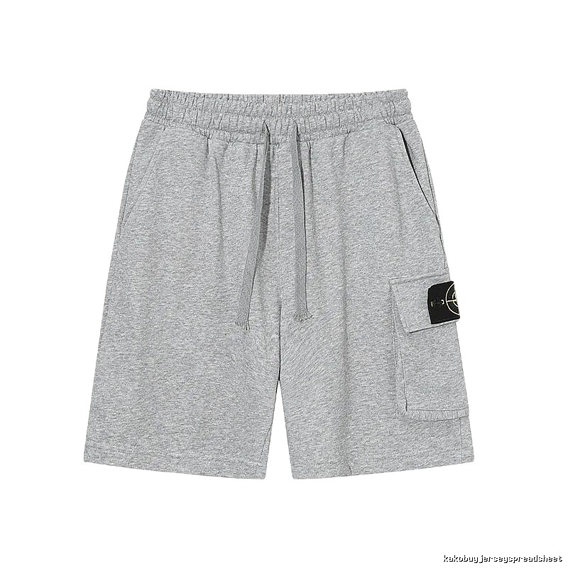Stone Island Casual Workwear Style Gray Sweat Shorts