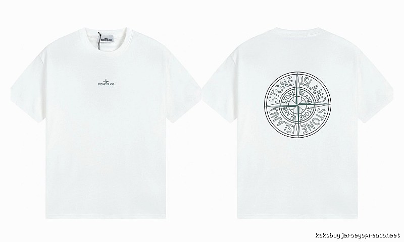 Stone Island Compass Series Street Style White T-Shirt