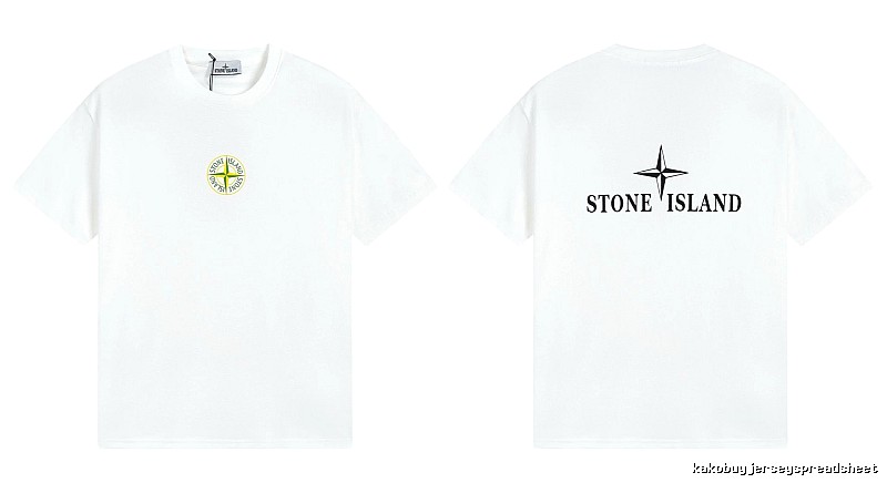 Stone Island Compass Series Street Style White T-Shirt