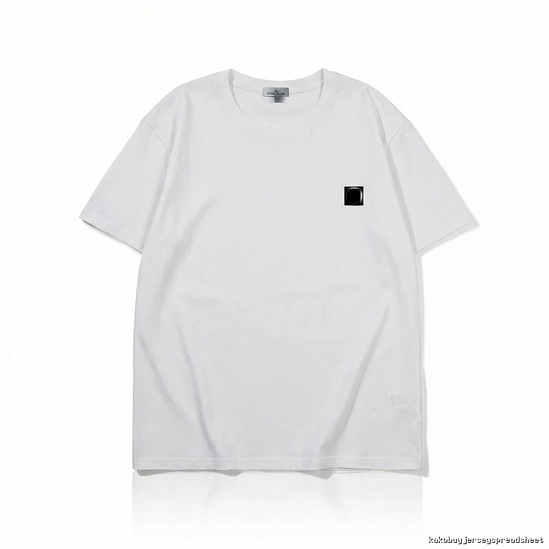 Stone Island minimalist style white T-shirt