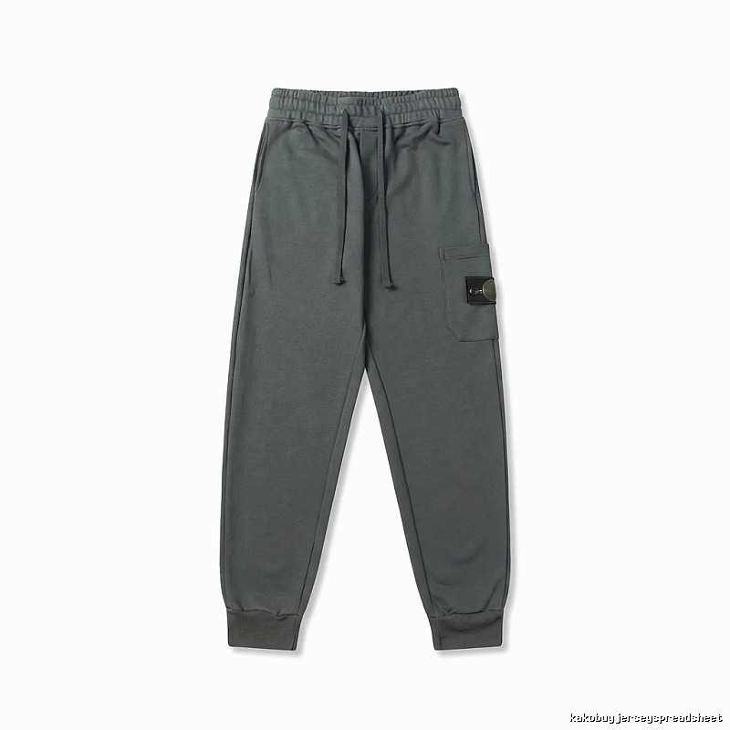 Stone Island workwear style dark grey sweatpants