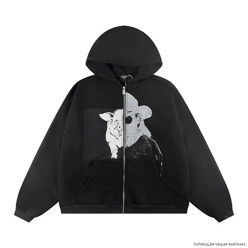 Streetwear Graphic Focus Graphic Zip Hoodie Daily Styling