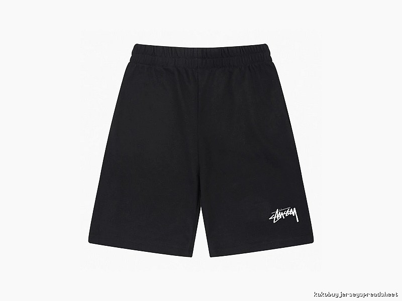Stussy basic casual black shorts