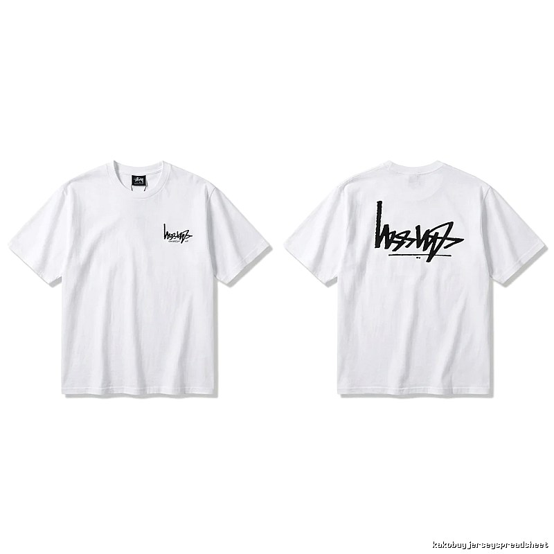 Stussy basic simple white T-shirt
