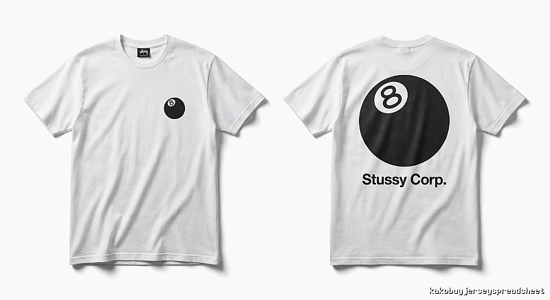 Stussy Billiards Series White T-shirt