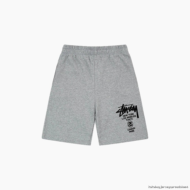 Stussy classic casual gray shorts