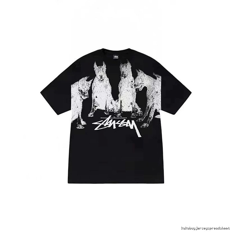Stussy Classic Graphic T-shirt Black White Stussy for Daily Styling