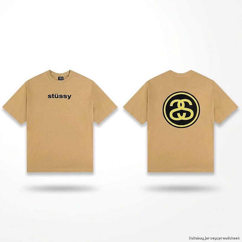Stussy classic khaki short-sleeve