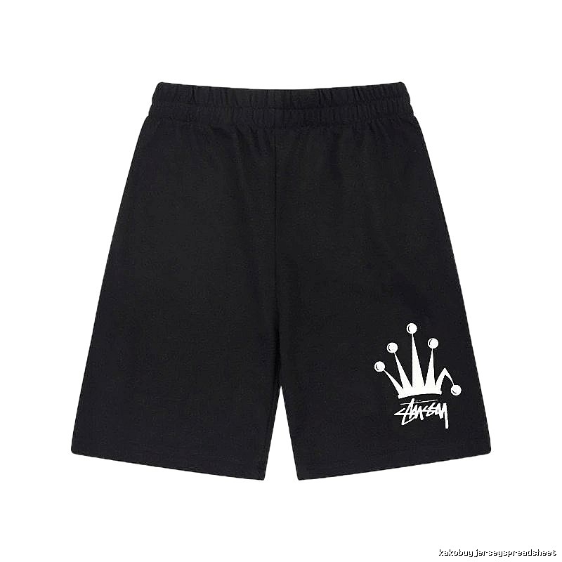 Stussy Crown Trendy Cool Black Shorts