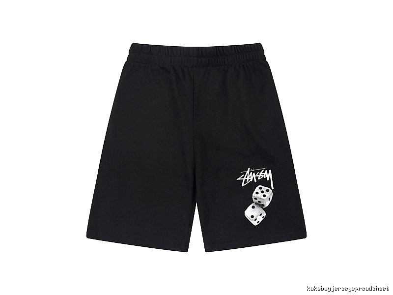 Stussy dice print style shorts