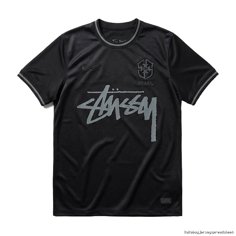 Stussy graffiti-style black T-shirt