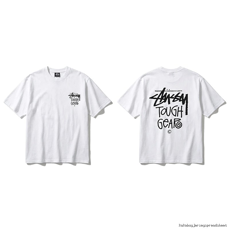 Stussy Graffiti Style White T-shirt