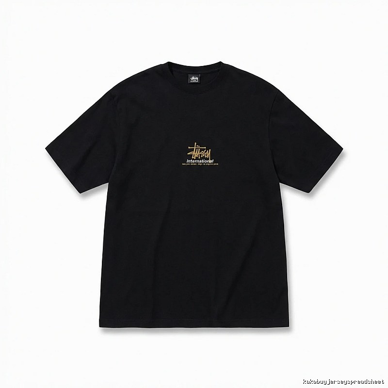 Stussy International Style Black T-shirt