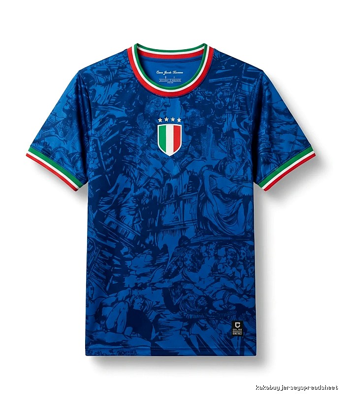 Stussy Italian retro style blue T-shirt