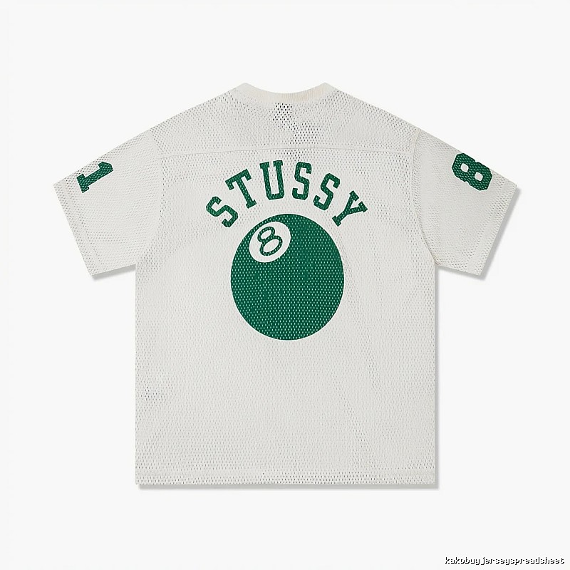 Stussy No.8 Ball White Trendy T-shirt