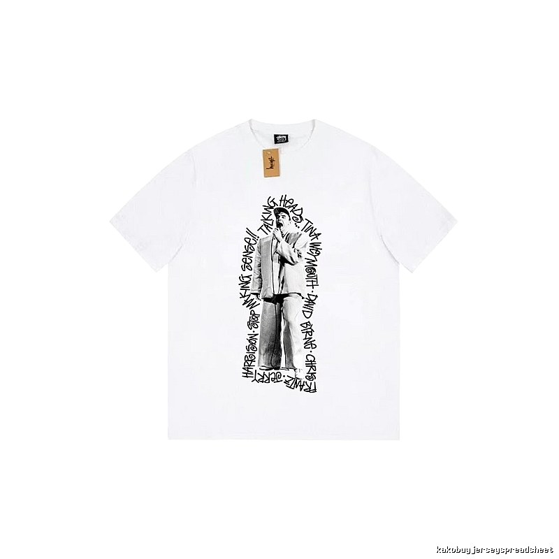 Stussy Resort Graphic T-shirt Black White Stussy for Travel Looks
