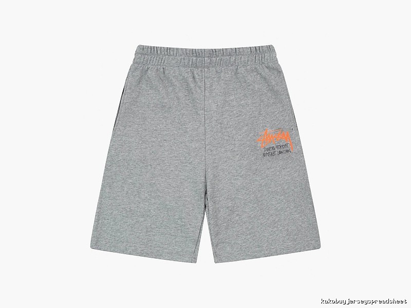 Stussy street-style grey shorts