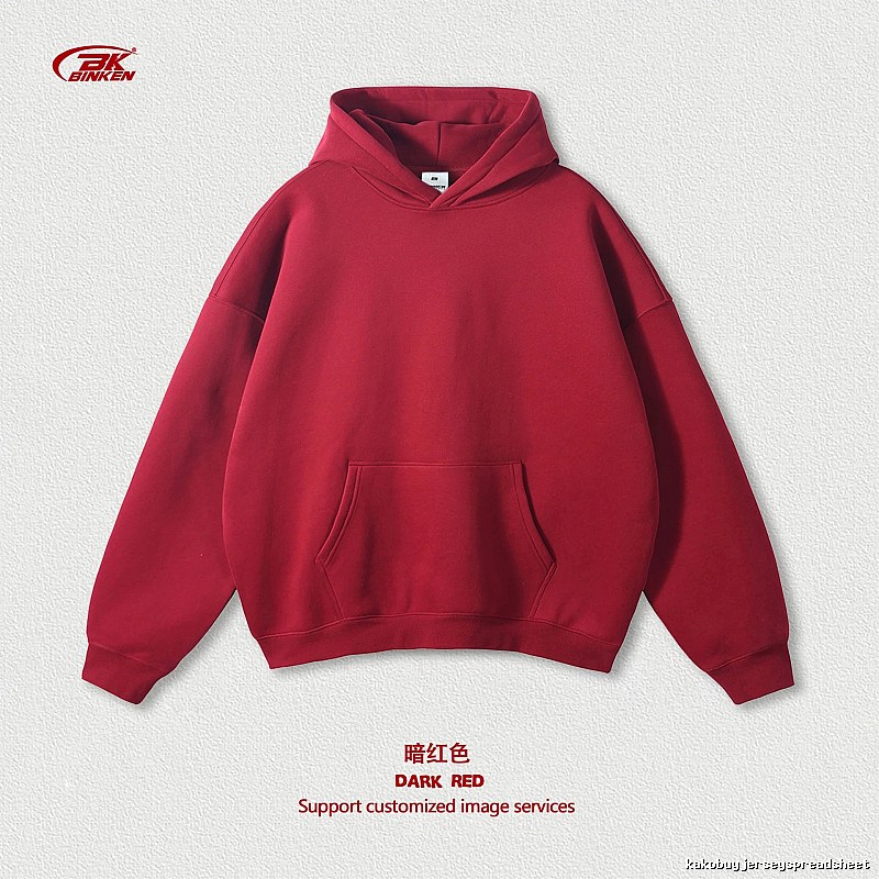 Summer Pullover hoodie Navy Blank Kangaroo with Bold Graphic