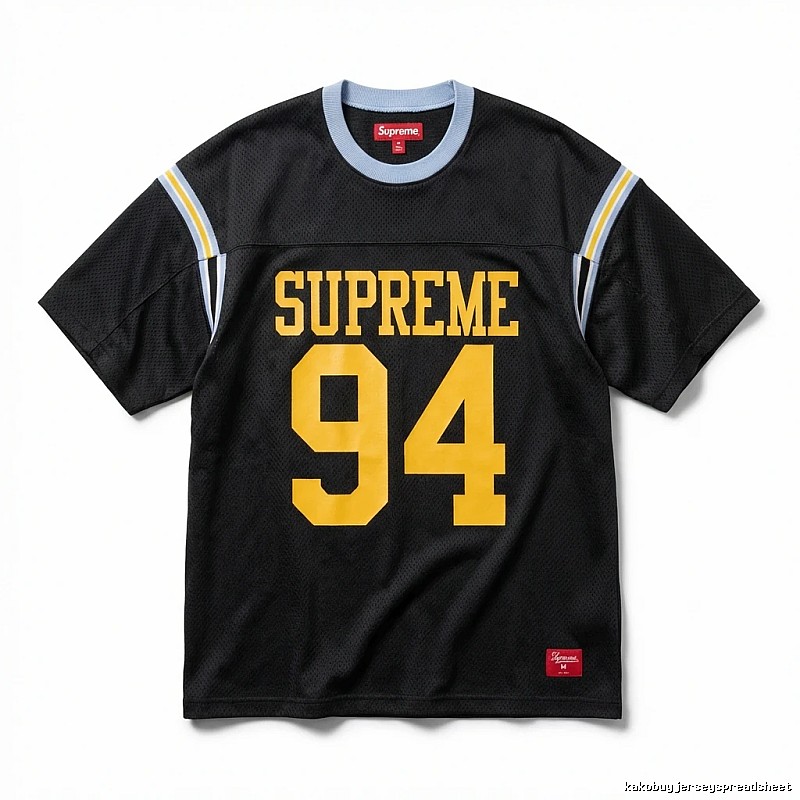 Supreme 94 Series Retro Style Black T-shirt